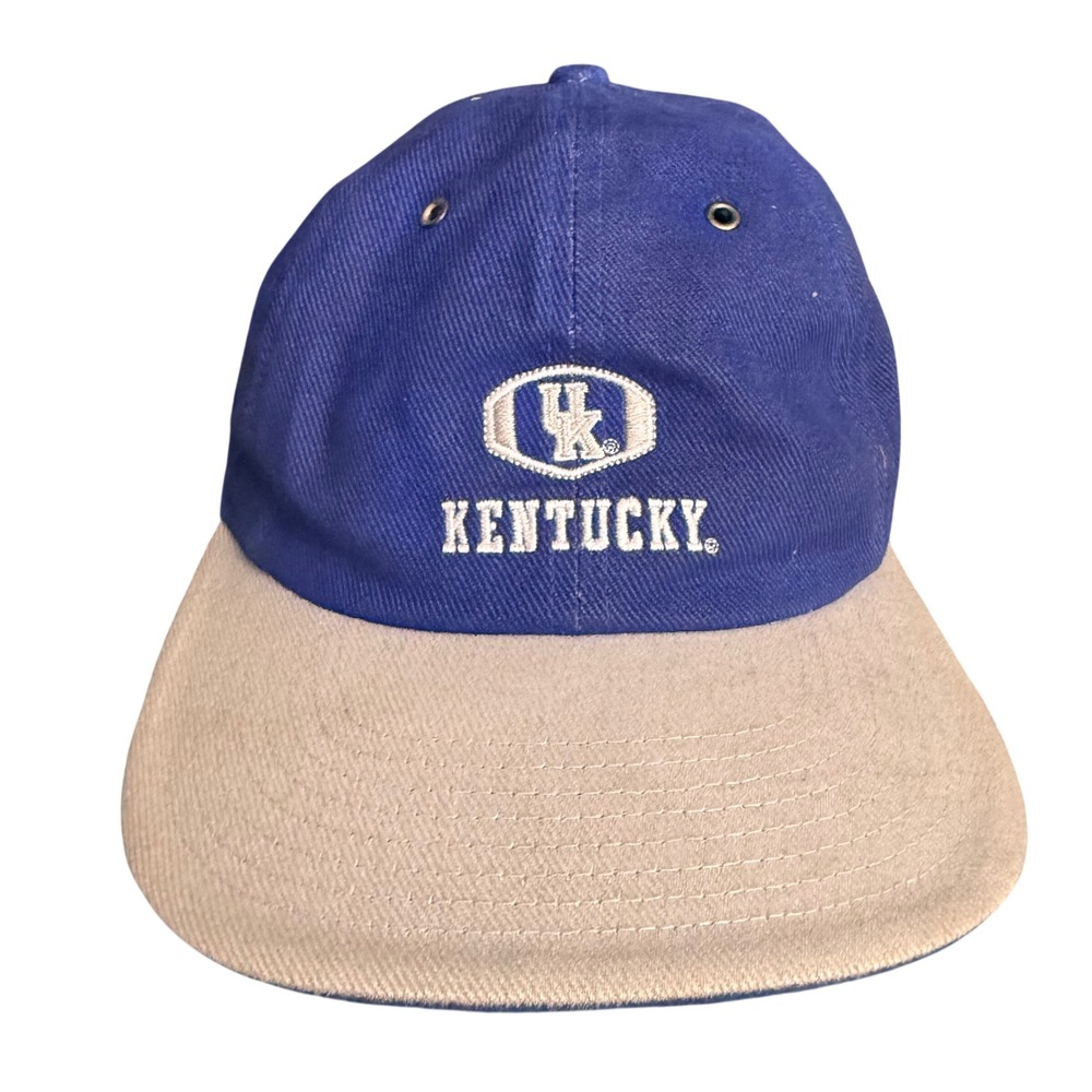 Vintage Kentucky Wildcats UK Nike Two Tone Strapback Cap Hat Men's OSFA - Picture 2 of 8